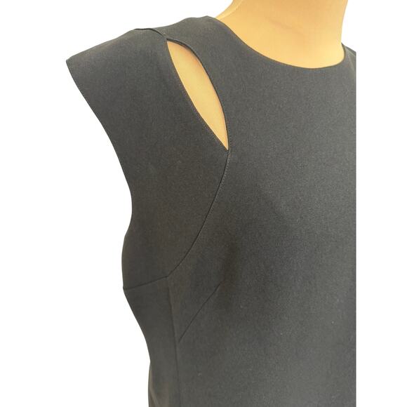NWT Elie Tahari Black Cut Out Sheath Dress Women’s 12 $328 | Luxury Cocktail - Picture 4 of 8